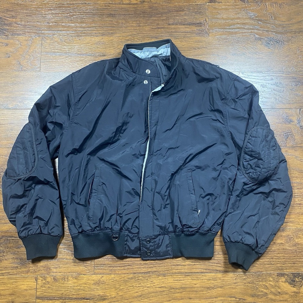 Vintage Hondaline American Honda Motor Co Black Bomber Jacket XXL Made in USA